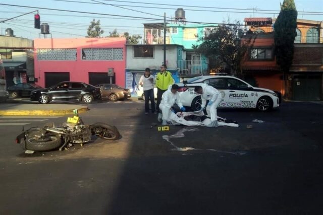 Accidente Iztapalapa Motociclista
