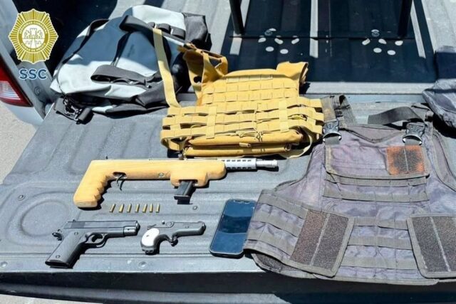 detención Álvaro Obregón armas